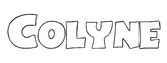 Coloriage Colyne - Prénom à imprimer