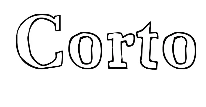 Coloriage Corto - Prénom à imprimer
