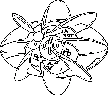 Disegno di Cosmovum, il Pokémon leggendario della Gen 7 da stampare