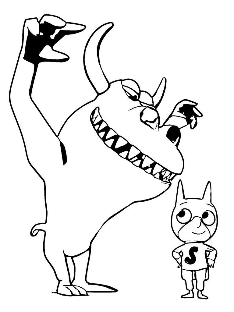 Coloriage Crocochemar - Gulli à imprimer