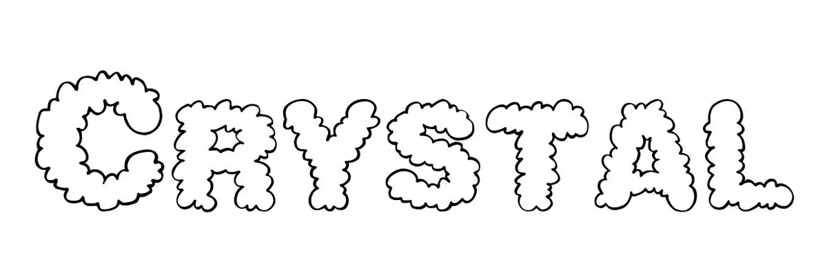 Coloriage Crystal - Prénom à imprimer