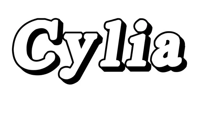 Coloriage Cylia - Prénom à imprimer
