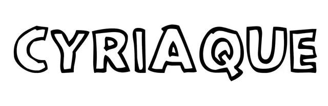 Coloriage Cyriaque - Prénom à imprimer