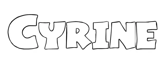 Coloriage Cyrine - Prénom à imprimer