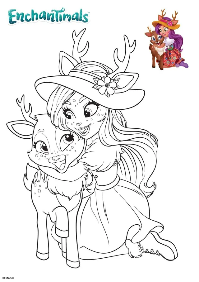 Coloriage Danessa Et Sprint - Gulli à imprimer