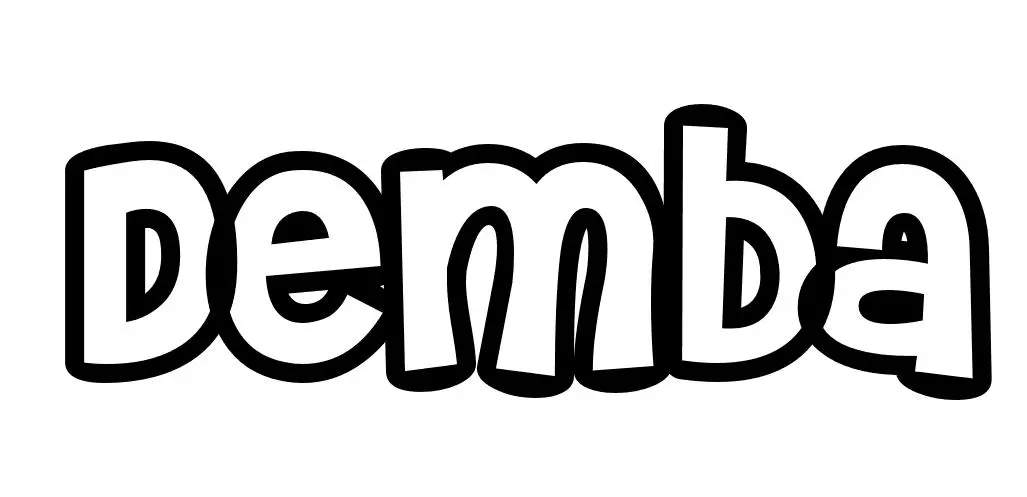 Coloriage Demba - Prénom à imprimer