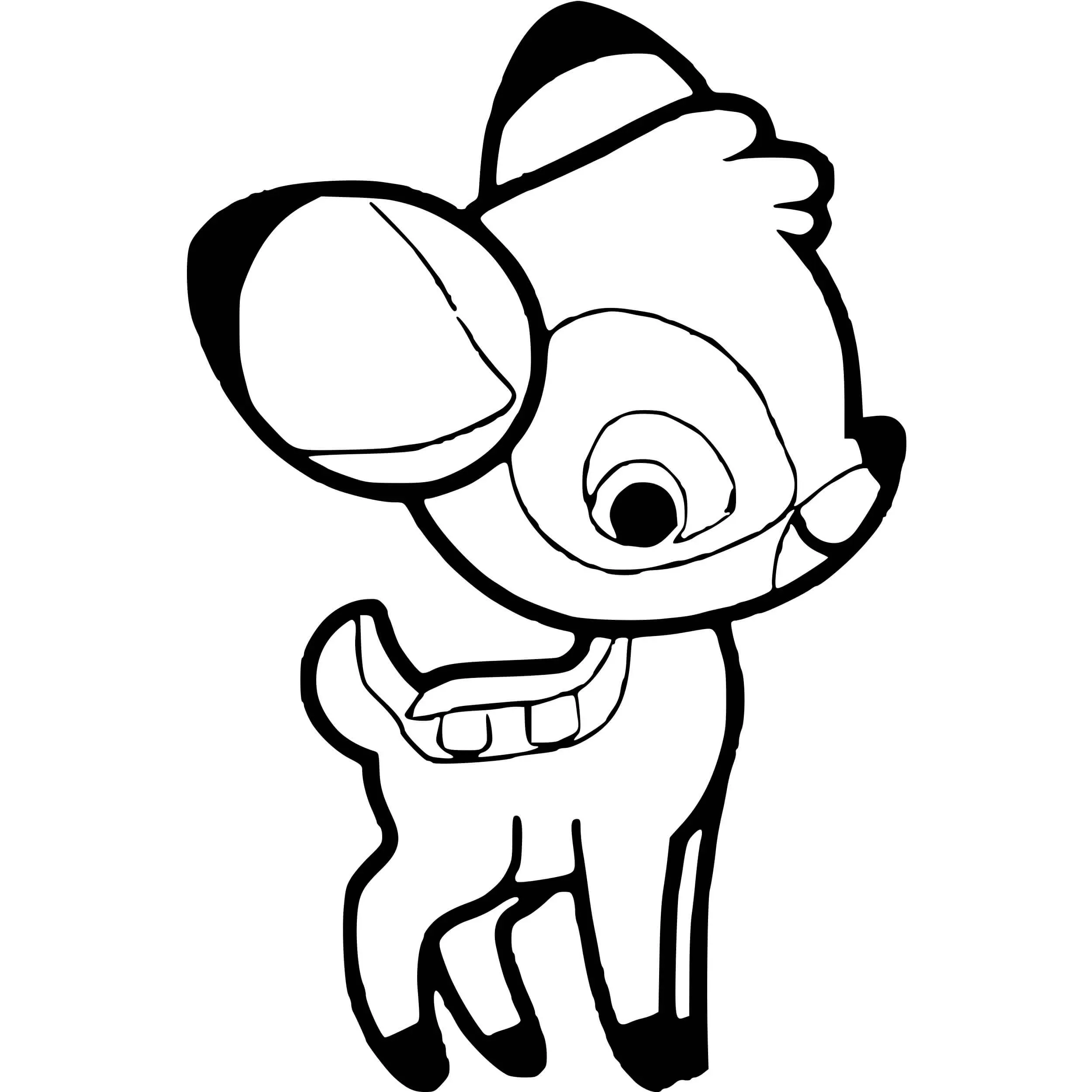 Coloriage Disney Bambi - Disney bébé à imprimer