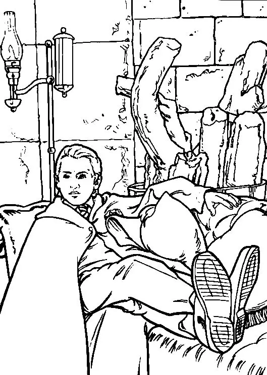 Coloriage Drago Est Un Élève A Serpentard - Harry potter à imprimer