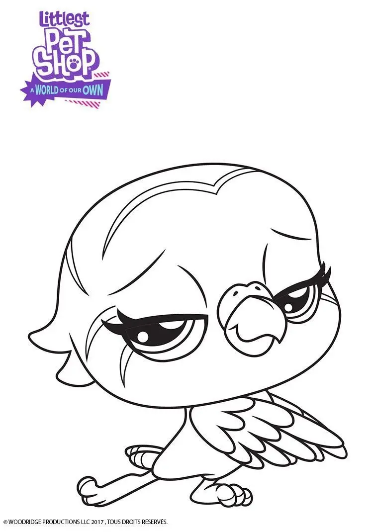 Coloriage Edie - Petshop à imprimer
