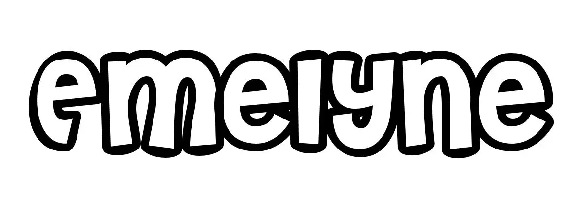 Emelyne coloring page to print