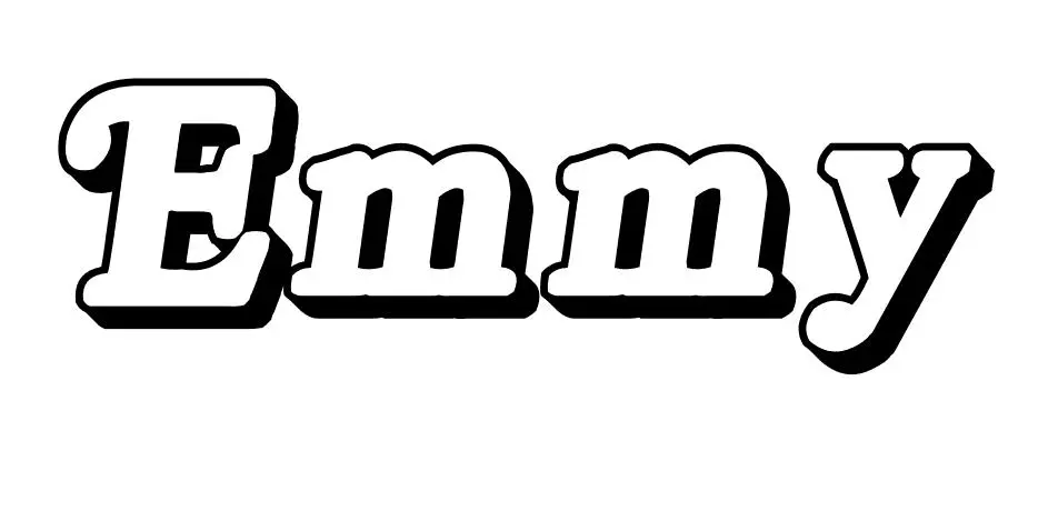 Coloriage Emmy - Prénom à imprimer