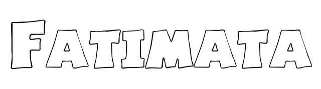 Coloriage Fatimata - Prénom à imprimer