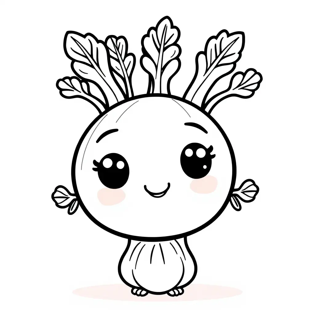 Coloriage Fenouil Maternelle Légumes - Legumes à imprimer