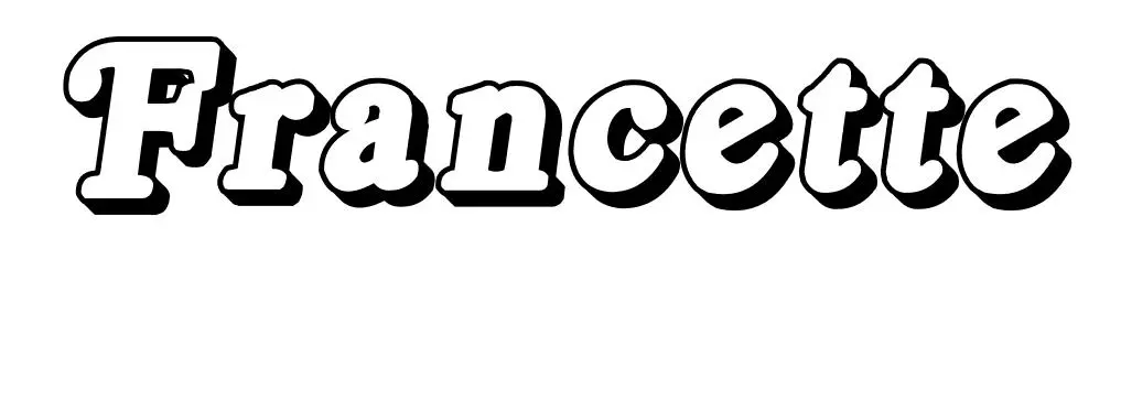 Francette coloring page to print