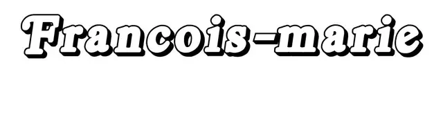 Coloriage Francois Marie - Prénom à imprimer