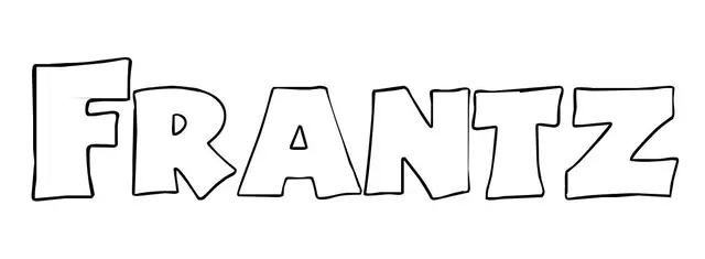 Coloriage Frantz - Prénom à imprimer