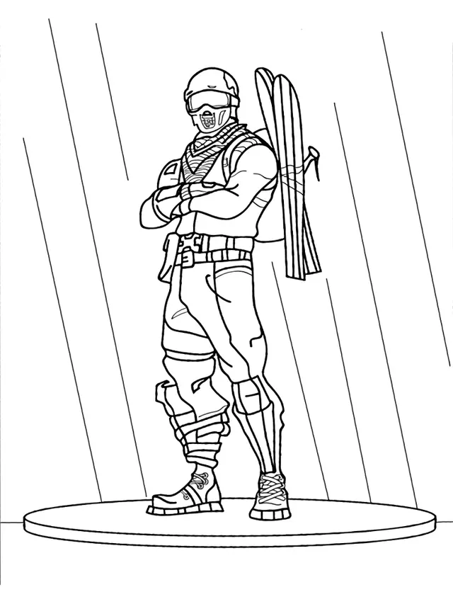 Coloriage Free Fortnite Game - Fortnite à imprimer