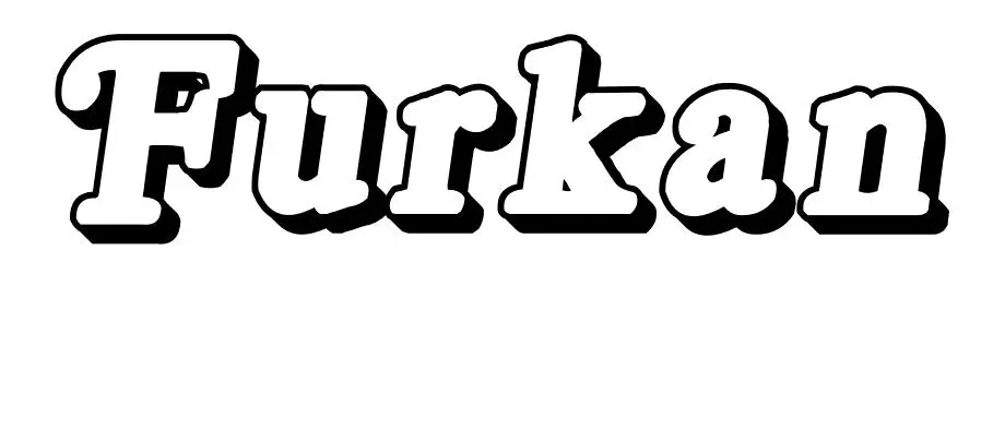 Coloriage Furkan - Prénom à imprimer