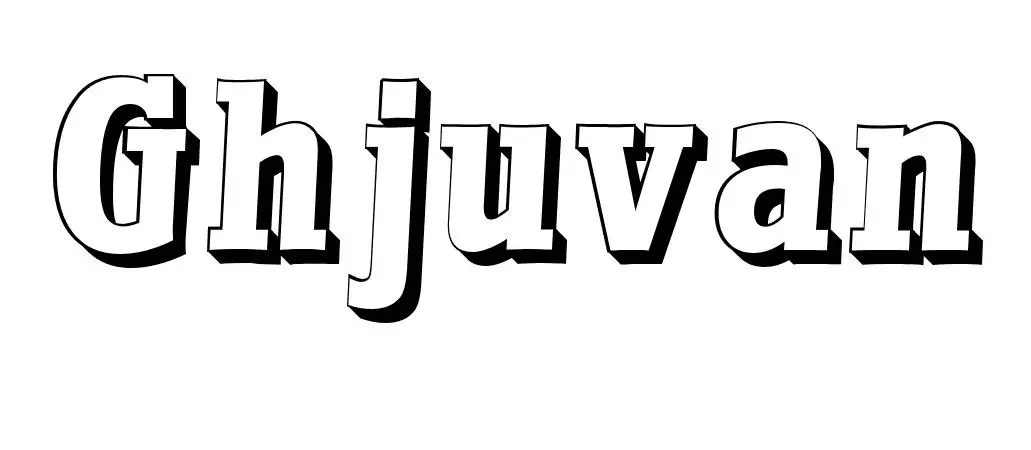Coloriage Ghjuvan - Prénom à imprimer