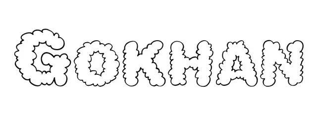 Coloriage Gokhan - Prénom à imprimer