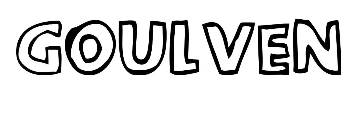 Coloriage Goulven - Prénom à imprimer