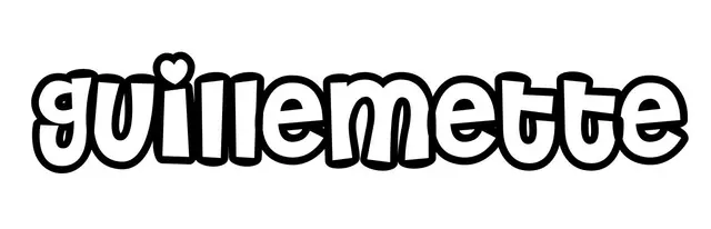 Coloriage Guillemette - Prénom à imprimer