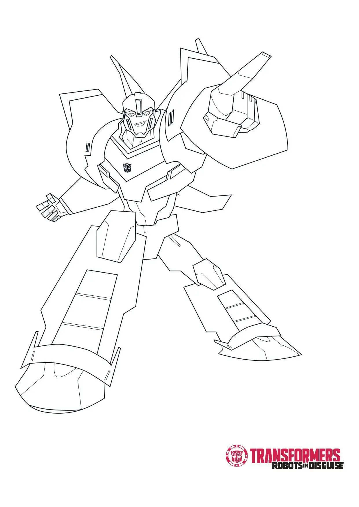 Coloriage Gulli Bumblebee 2 - Gulli à imprimer