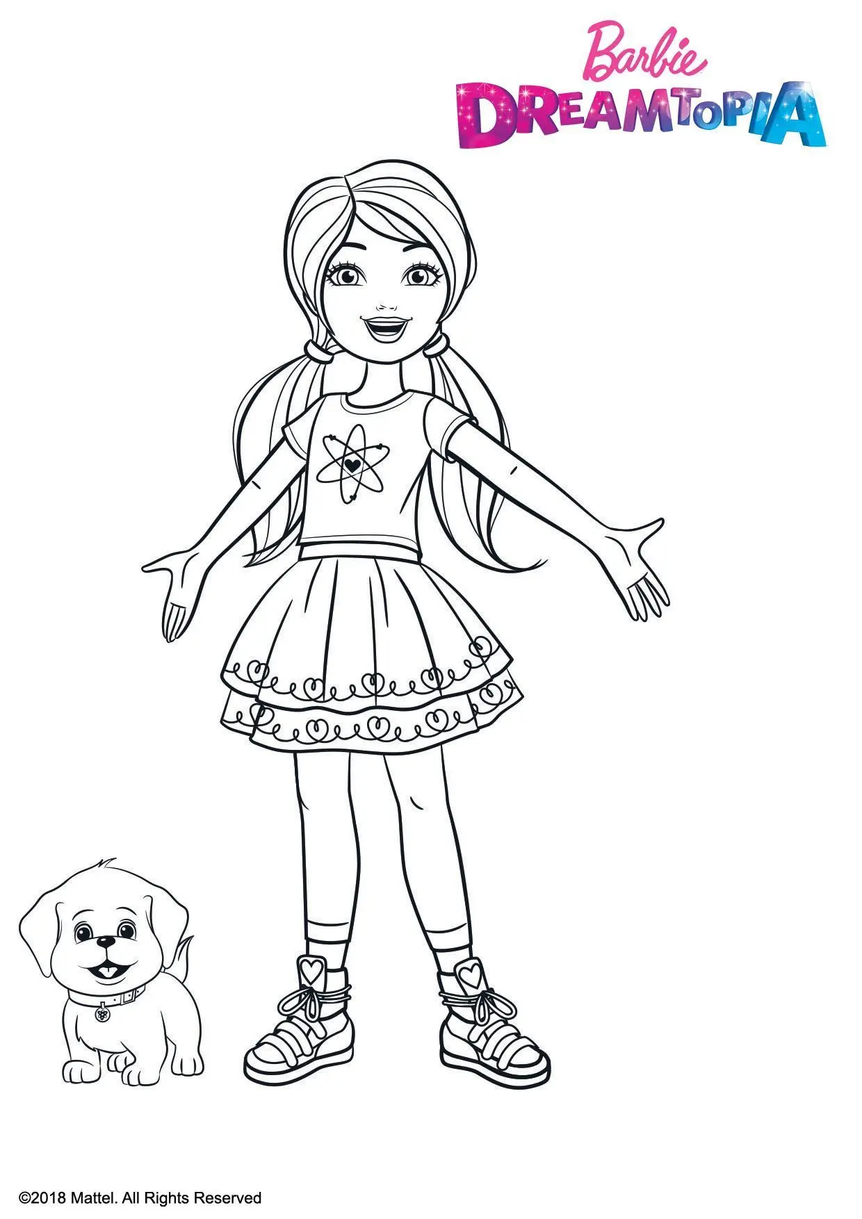 Coloriage Gulli Chelsea Et Honey - Gulli à imprimer