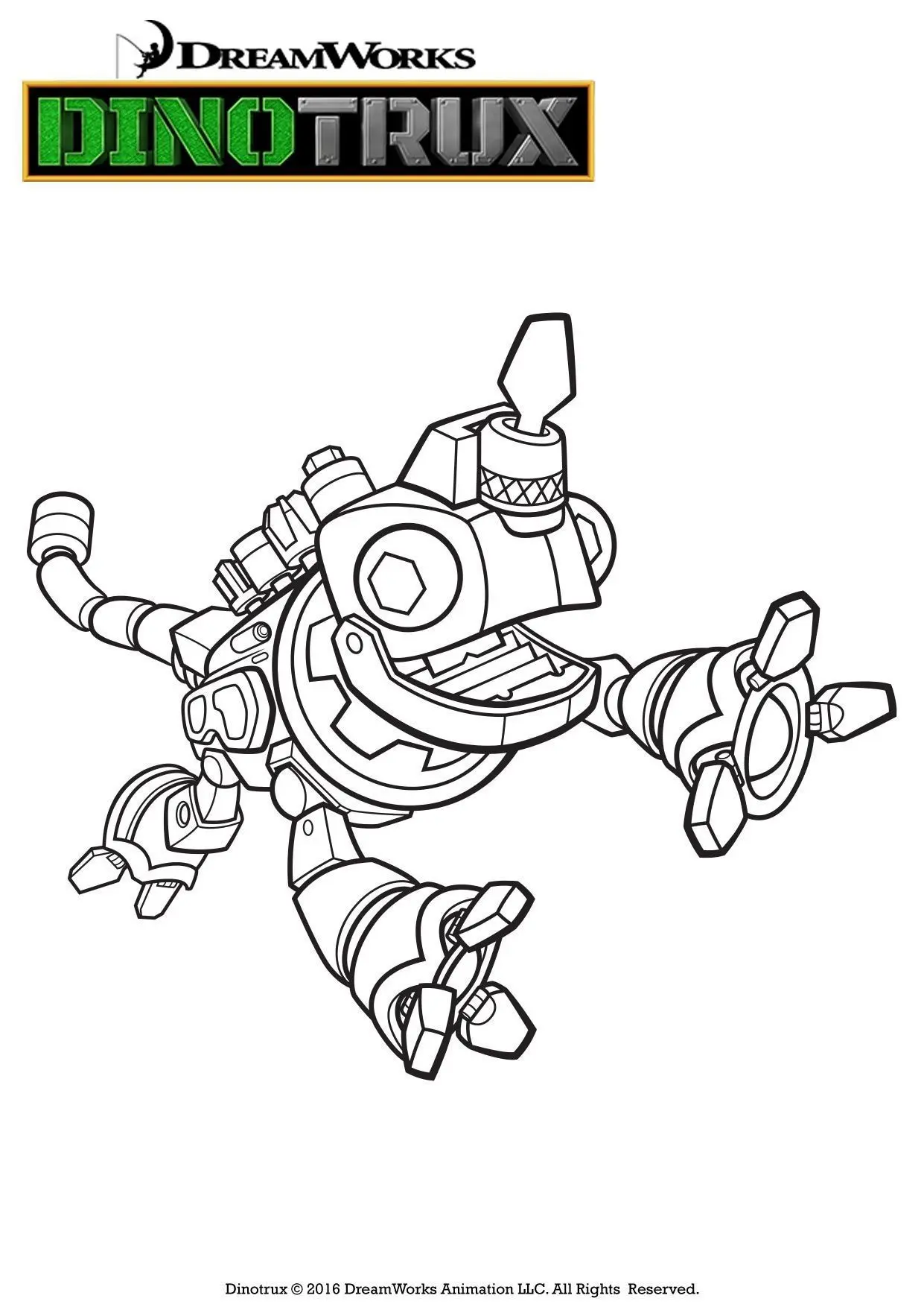 Coloriage Gulli Click Clack - Gulli à imprimer