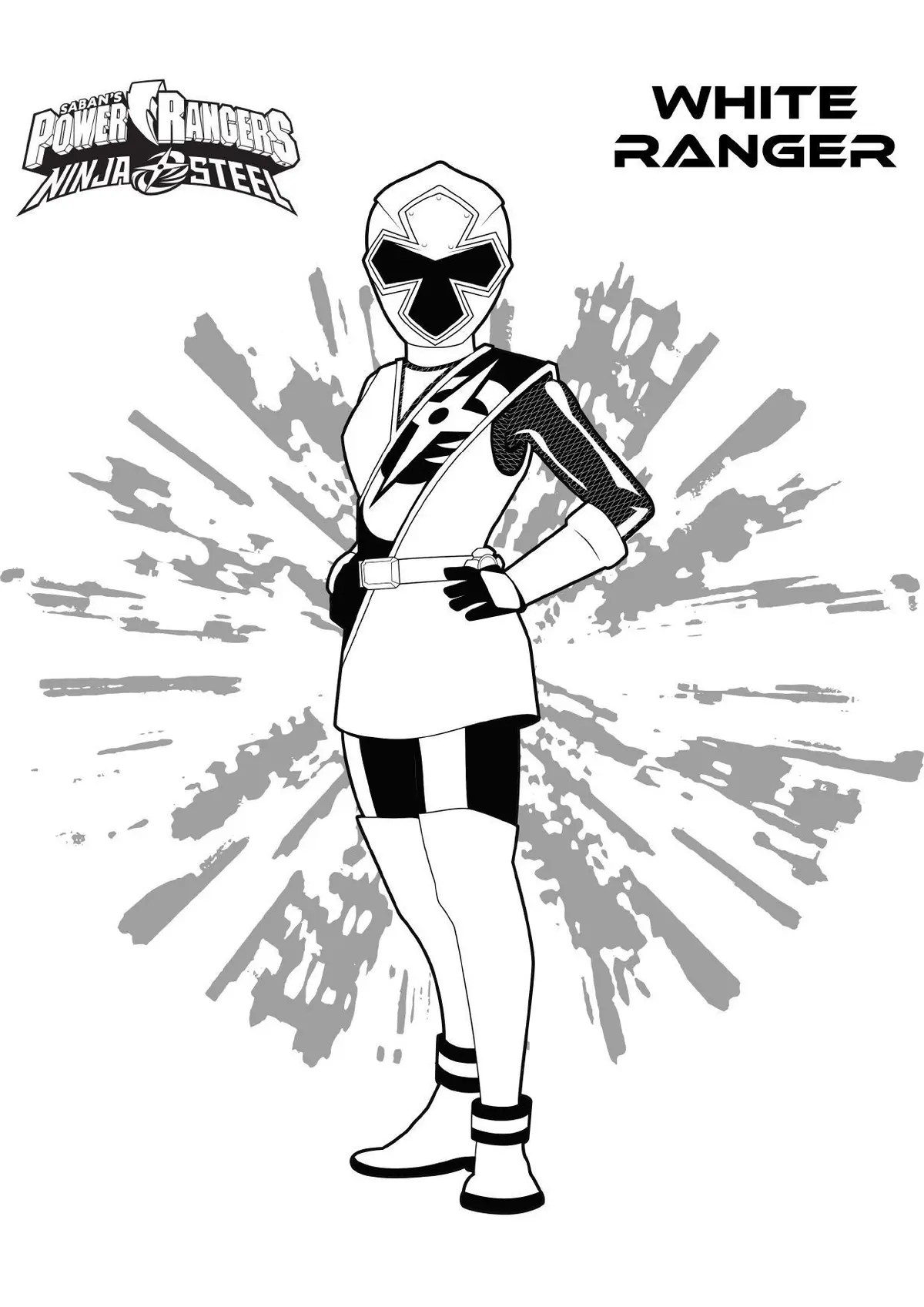 Disegno di Gulli Ranger Bianco da stampare