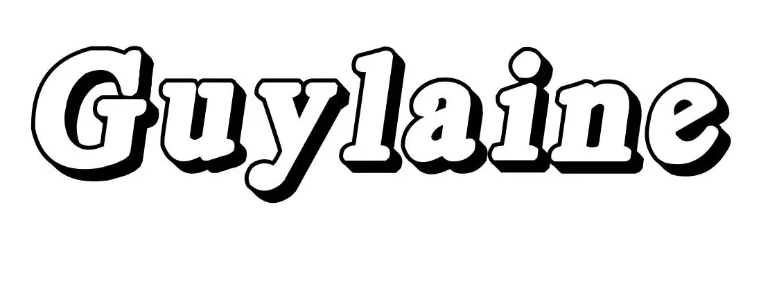Coloriage Guylaine - Prénom à imprimer
