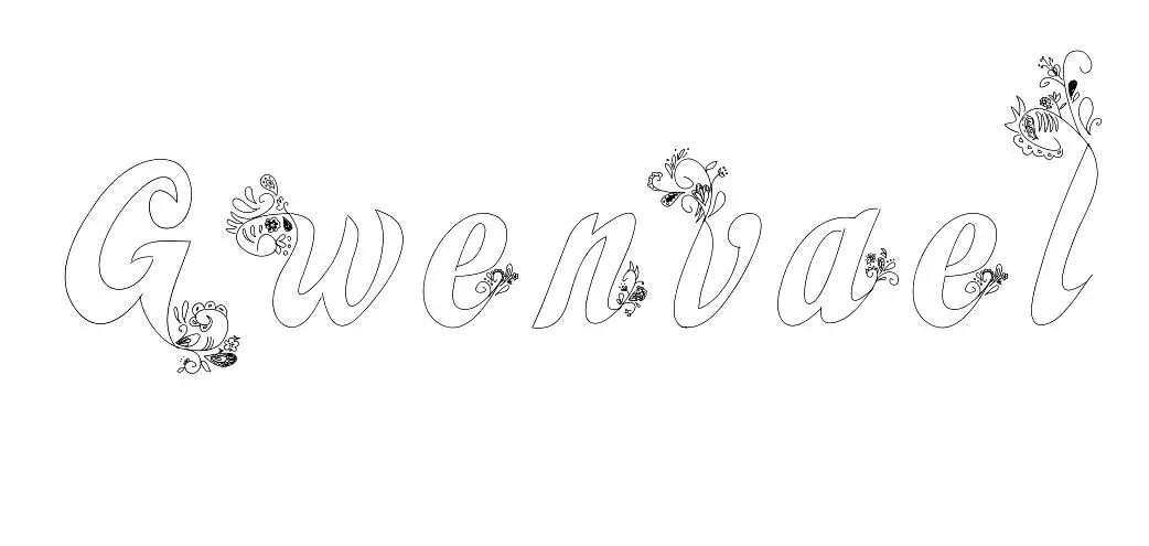 Gwenvael coloring page to print
