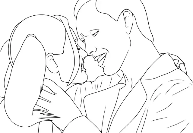 Coloriage Harley Quinn Et Le Joker Du Film Suicide Squad - Harley quinn à imprimer