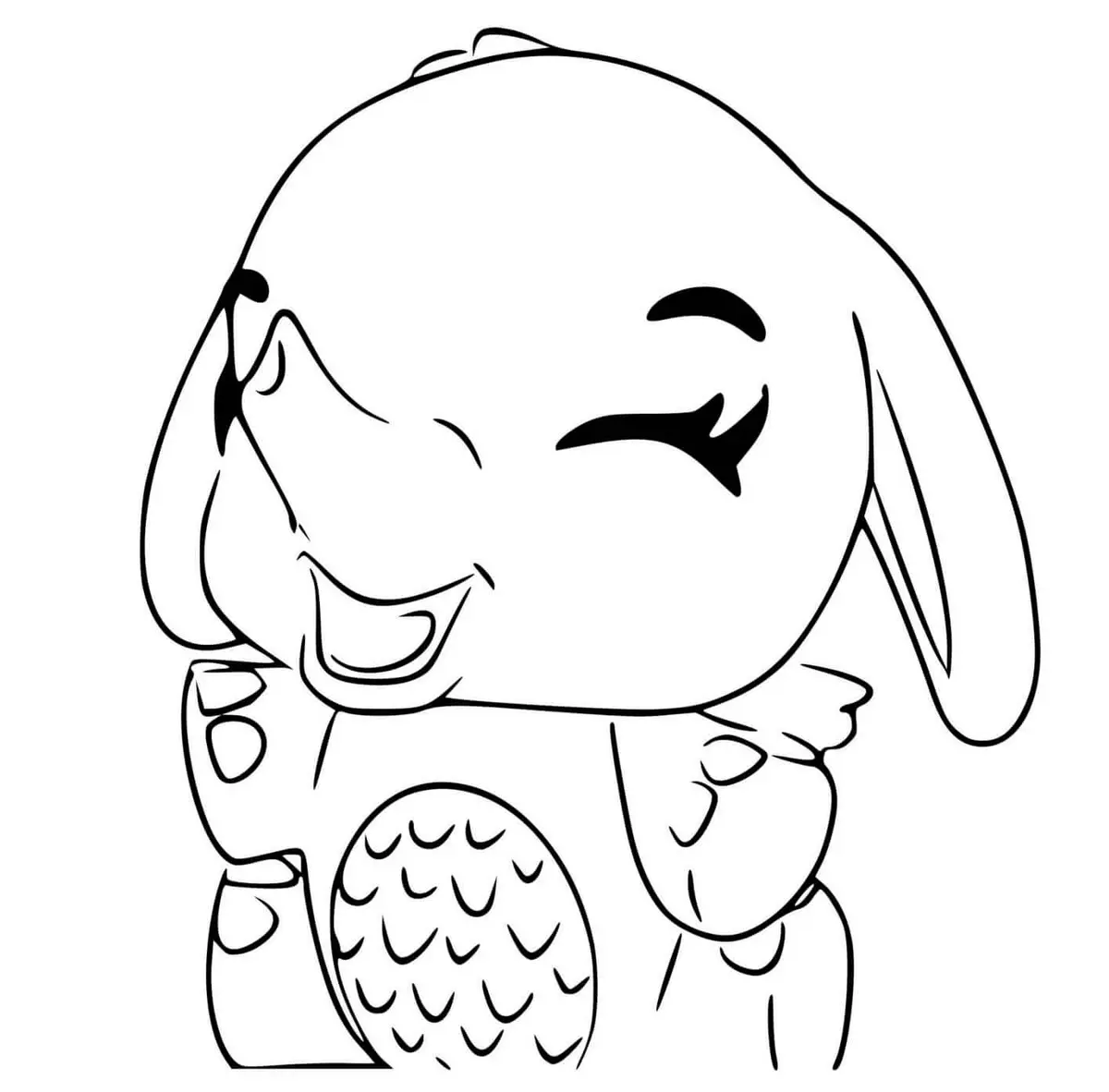 Coloriage Hatchimals Giggling Elefly - Hatchimals à imprimer