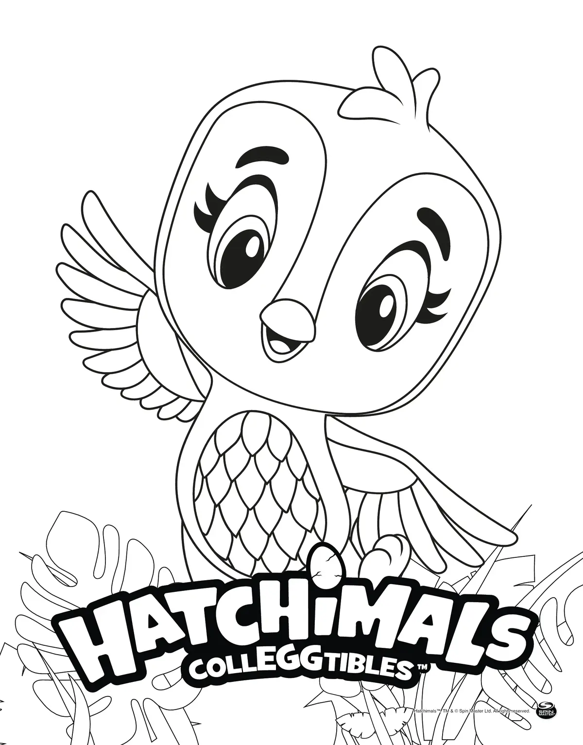Ausmalbild Hatchimals Penguala Ausmalbilder zum Ausdrucken