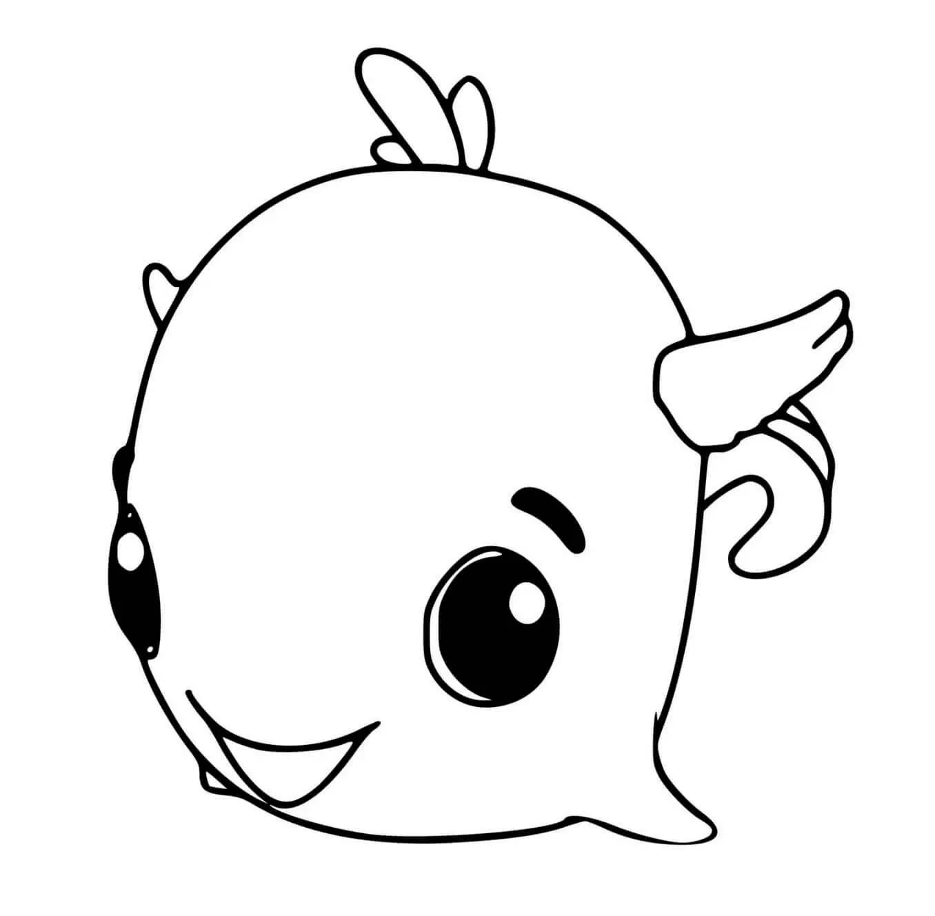 Coloriage Hatchimals Polar Swhale - Hatchimals à imprimer