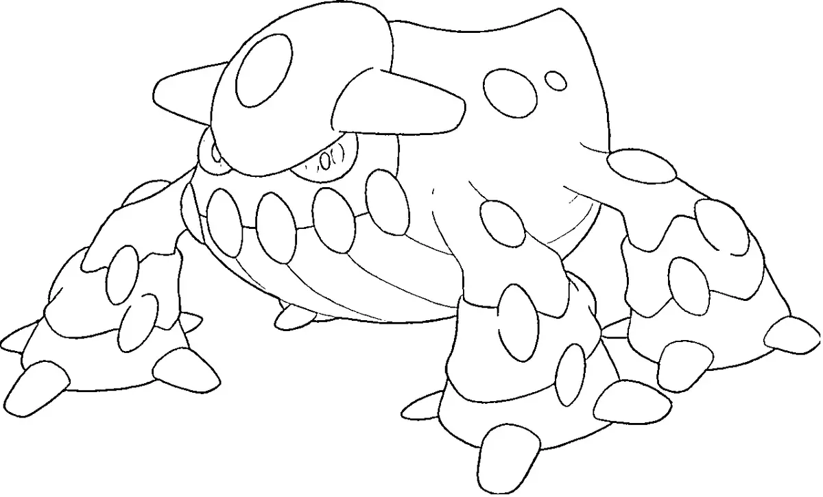 Disegno di Heatran - Generazione 4 da stampare