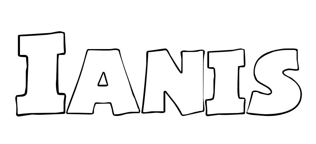 Ianis coloring page to print