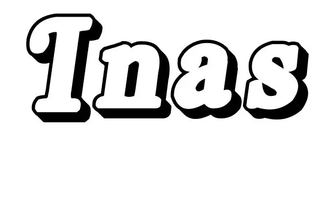 Coloriage Inas - Prénom à imprimer