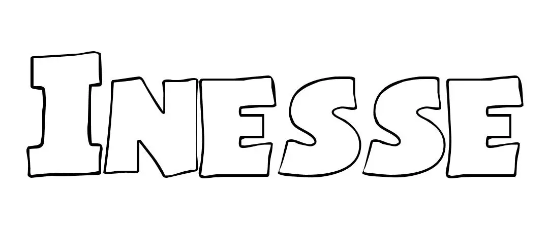 Coloriage Inesse - Prénom à imprimer