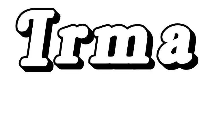 Coloriage Irma - Prénom à imprimer