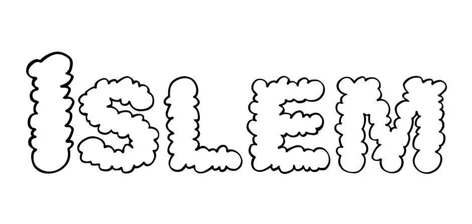 Coloriage Islem - Prénom à imprimer