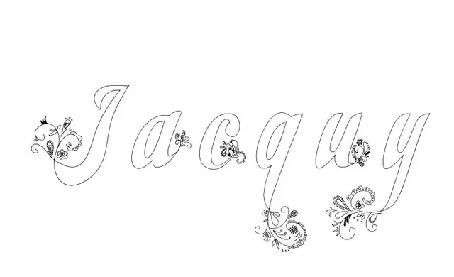 Coloriage Jacquy - Prénom à imprimer