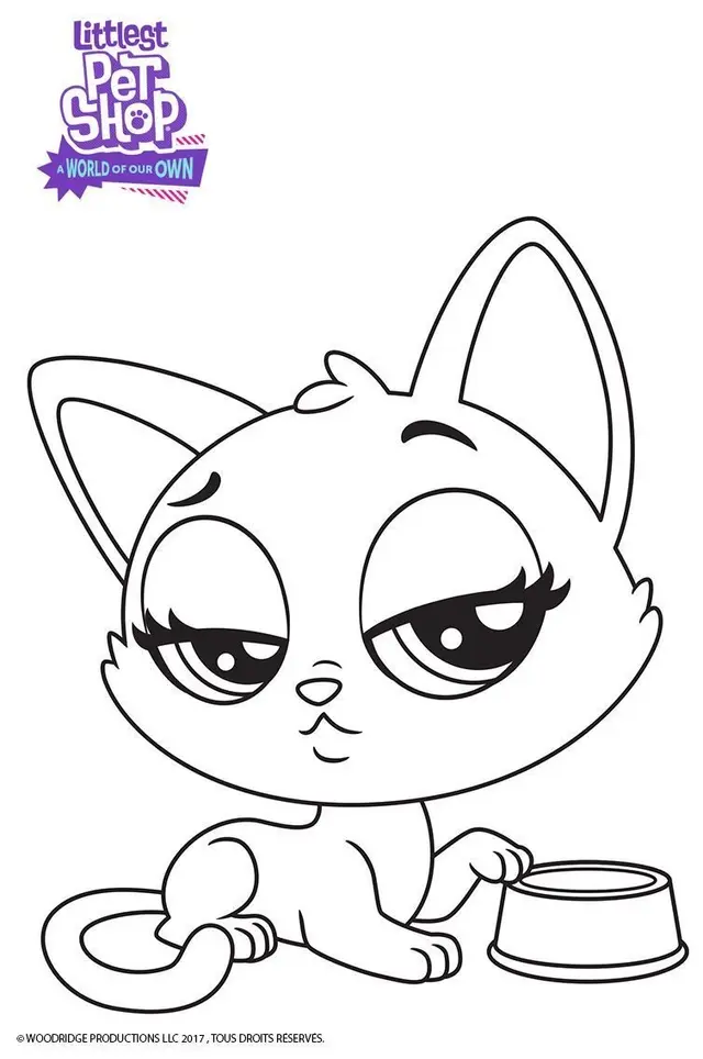 Coloriage Jade - Petshop à imprimer