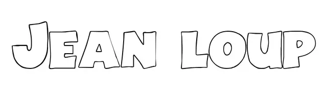 Coloriage Jean Loup - Prénom à imprimer