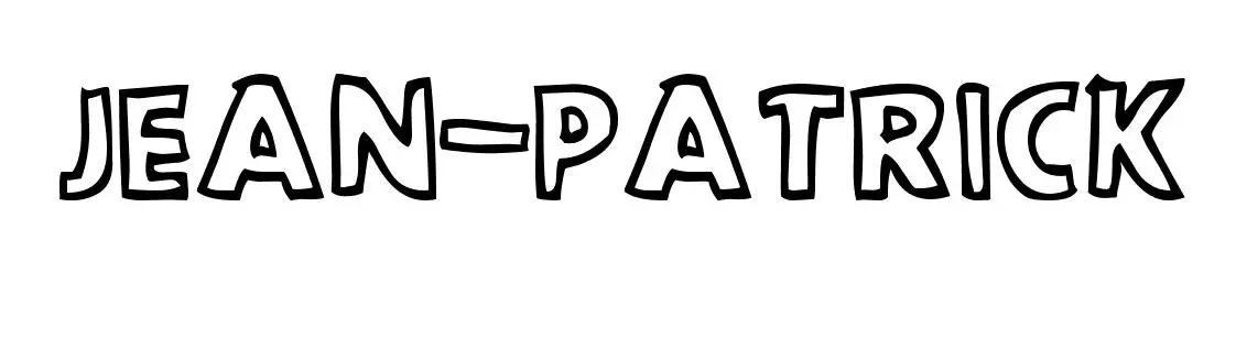 Coloriage Jean Patrick - Prénom à imprimer