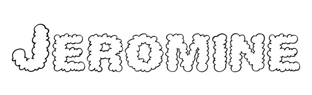 Coloriage Jeromine - Prénom à imprimer