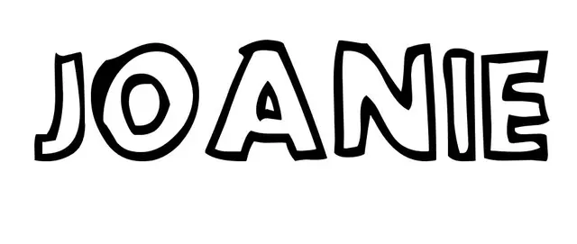 Coloriage Joanie - Prénom à imprimer