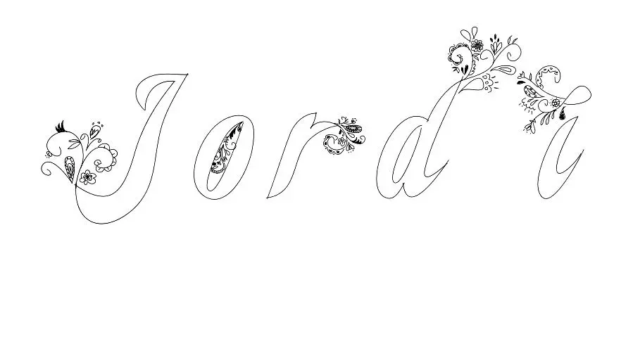 Jordi coloring page to print