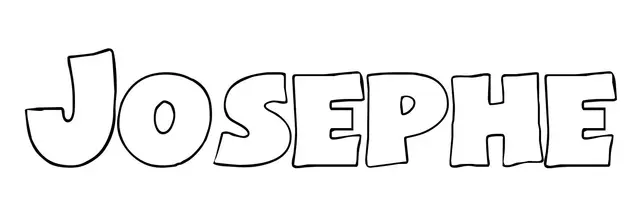 Coloriage Josephe - Prénom à imprimer